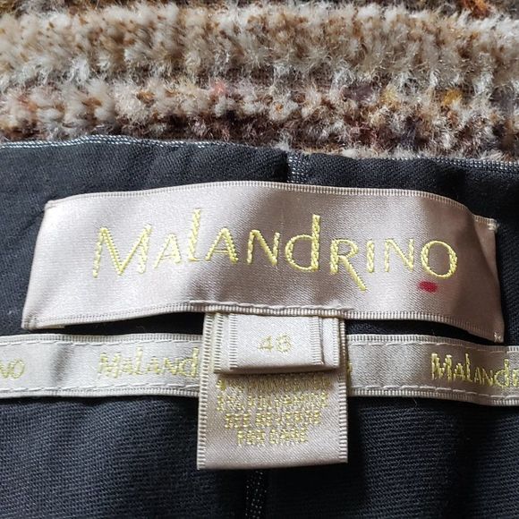 Catherine Malandrino Gray Shimmering Linen Pants M - Picture 4 of 7